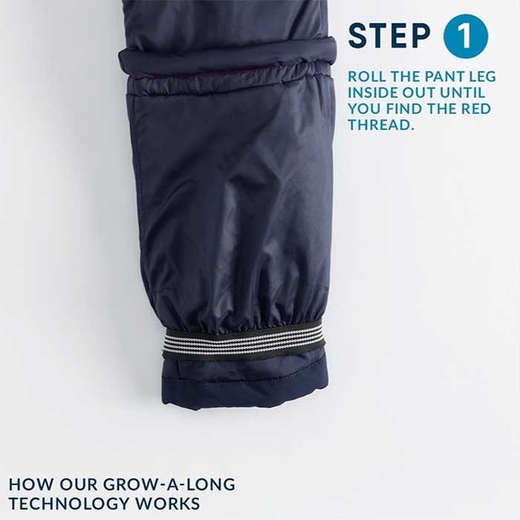 LAND’S END KIDS SQUALL WATERPROOF INSULATED IRON KNEE SNOW BIB PANTS SIZE 4 - Picture 10 of 11